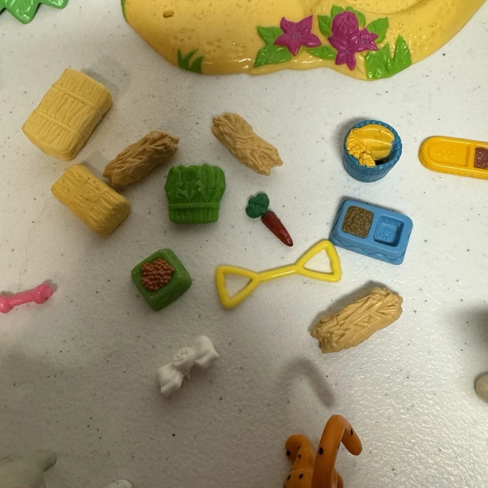 Lot Vintage 90's Kenner‎ LPS Littlest Pet Shop Bundle Animals & Accessories RARE